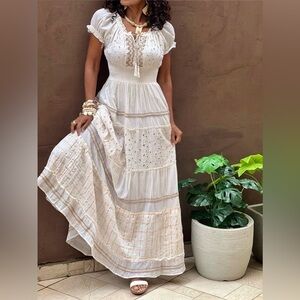 Magic Boho Tiered Maxi Dress